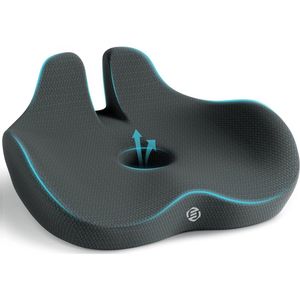 Equivera - Zitring - Stuitkussen - Ringkussen - Ergonomisch U-vormig Design - 48 x 40 cm