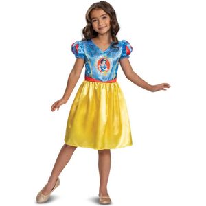 Smiffys Kostuum Jurk Kinderen -Kids tm 6 jaar- Disney Snow White Basic Plus Multicolours
