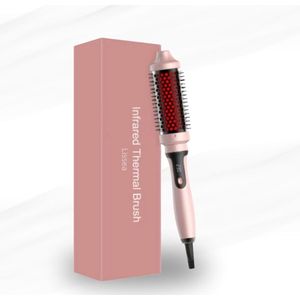 Lissea- Thermal krulborstel 3 in 1 ionische infrarood warmte- keramische krulborstel-thermalbrush met lcd scherm- blowout,stijl en krul