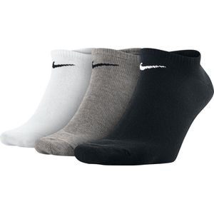 Nike Sokken - Maat 34 - Unisex - wit/zwart/grijs Maat S: 34-38