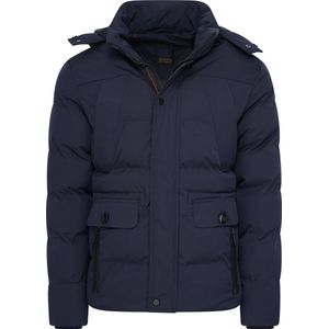 Mario Russo Ranger Jacket - Jas Heren - Winterjas Heren - Waterafstotend - Winddicht - Navy - XXL