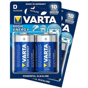 Batterijen D (4x) - Set van 4 Varta D-cell batterijen (o.a. voor Vonyx MEG020 megafoon)