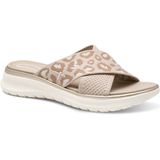 TAMARIS - Comfort - Damessandalen - Luipaard - Wide Fit - Wasbaar