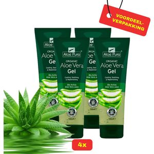 4 x Aloe Pura Aloe Vera Gel 100ml - Voordeelverpakking