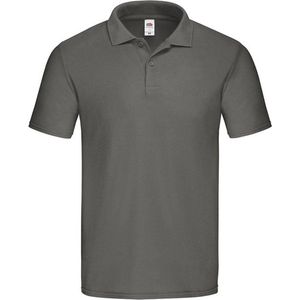 Fruit of the Loom - Heren Origineel Polo Shirt - Licht Grafiet