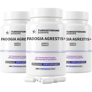 3 Pack - Fadogia Agrestis+™ 50:1 Complex met Hydroxypropyl-β-Cyclodextrine - 180 Capsules (600mg)