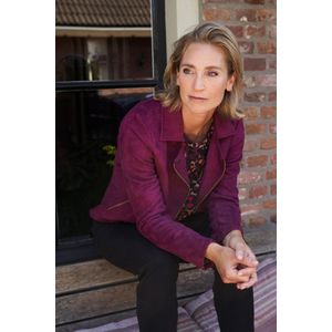 NED Jas Yansel Ls Rmj Suedine 25w1 U127 07 850 Fig Purple Dames Maat - S