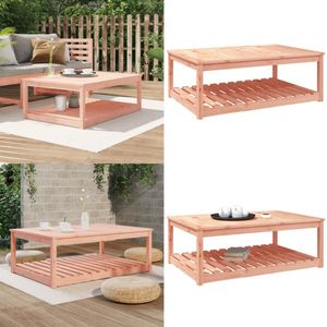vidaXL Tuintafel 121x82,5x45 cm massief douglashout - Tuintafel - Tuintafels - Tuin Tafel - Bijzettafel