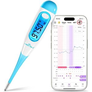 Digitale Basale Thermometer met LCD-Scherm en Achtergrondverlichting voor Ovulatietracking en Natuurlijke Gezinsplanning