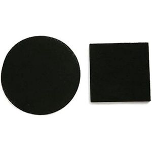 4stuks - Filter - filter katoen - actieve kool - Compostable filter pads - 12*12cm&16*16cm - zwart - katoen