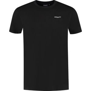 Ballin Amsterdam - Zig Zag Logo - T-shirt - Zwart - Regular Fit - Korte Mouwen