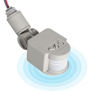 Buiten Wandlichtschakelaar Infrarood Bewegingssensor LED - Bewegingssensor Detector - 90-250V - 180 Graden