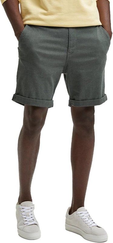 Selected Comfort Luton Flex Korte Broek Groen XS Man