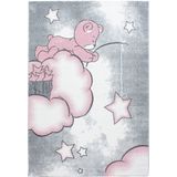 Vloerkleed - Grijs - Wol