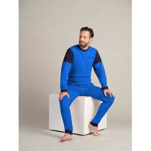 Plukpak voor volwassenen | Rugritssluiting  | Rits in het kruis | Hansop | Blauw| M