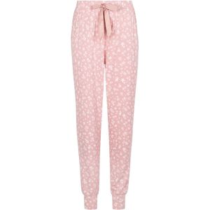 Hunkemöller Dames Nachtmode Pyjama broek Jersey - Roze - maat 2XL