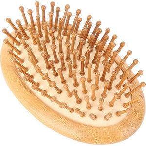 EGoods - Houten haarborstel voor hoofdhuidmassage en haarverzorging met ovale vorm