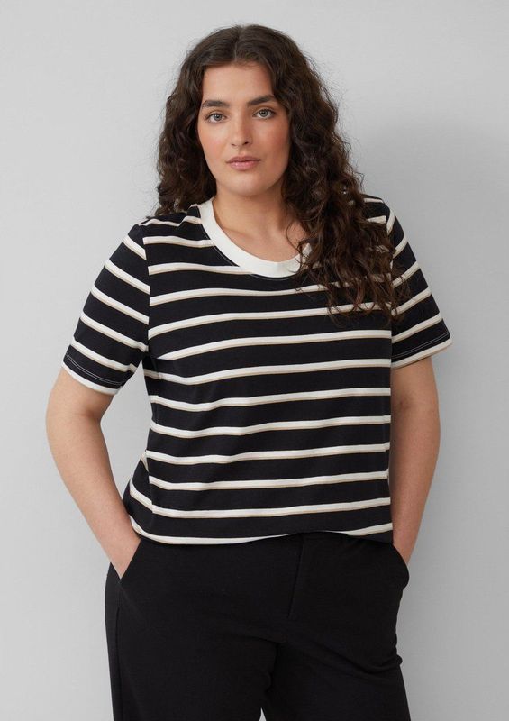 s.Oliver - T-Shirt - Cropped - Katoen