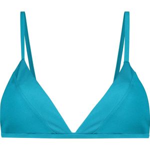 Hunkemöller Dames Badmode Triangle bikinitop Celine - Blauw - maat L