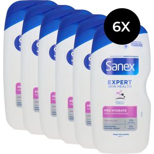Sanex - Expert Skin Health Pro Hydrate - Douchecrème - 6 x 450 ml