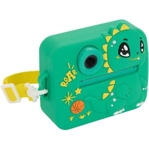 Atmosphera Kids Dino Camera met SD-kaart en 4 papierrollen - Thermische print - Groen