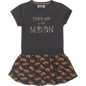 Dutchjeans - DJ - Jeansjurk - Grijs - Meisjes - Maat 104