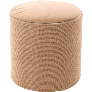 Krabton Ottoman Beige - Beige - 45 x 45 x 46 cm