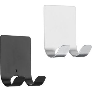 Zelfklevende Scheermesjeshouder - Set van Roestvrij Stalen Wandhaken voor Badkameraccessoires