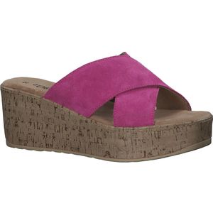 s.Oliver - Dames Slipper - Muiltje - Zwart - Leer