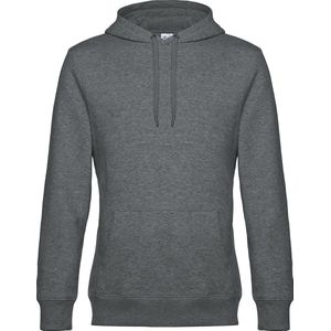 KING Hoodie B&C Collectie maat M Heather Mid Grijs