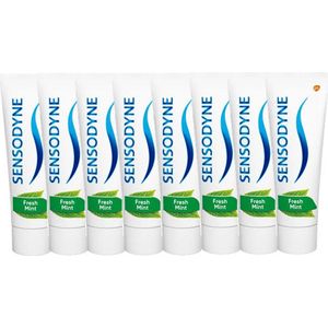 Sensodyne Tandpasta - Fresh Mint - 8 x 75 ml