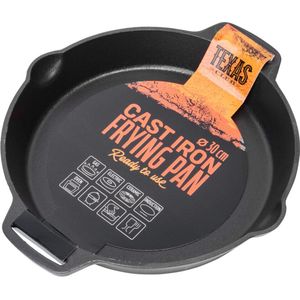 Ronde gietijzeren pan - 30 cm