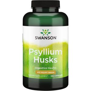 Swanson health Psyllium Husks 610mg - 100 capsules