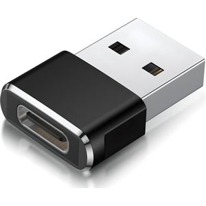 USB-C naar USB-A Adapter - USB-C naar USB 3.1 Converter - Opzetstuk voor PC en Laptop - USB-C Hub met USB A Female aansluiting - Geschikt voor Telefoon - Zwarte Adapter