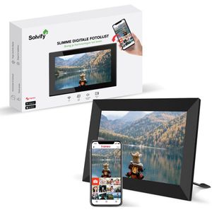 Solvify Digitale Fotolijst - 10.1 inch - Zwart - HD+ - IPS Display - WiFi