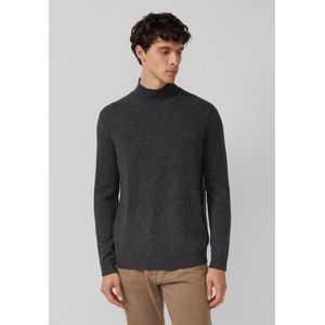 Gebreide Trui - Opstaande Kraag - Zachte Wolmix - Regular Fit