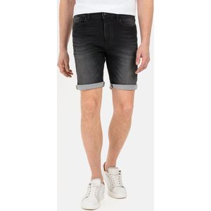 camel active fleXXXactive® Sweat Denim Shorts Slim Fit - Maat menswear-46IN - Zwart