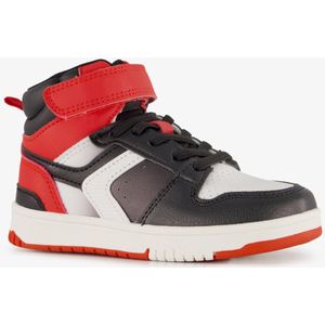 Blue Box hoge jongens sneakers zwart rood - Maat 24