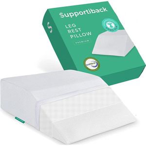 therapeutisch beenkussen – met geheugenschuim, wasbare overtrek, ontworpen door artsen voor rug-, heup- en beenpijn, oedeem en voor een betere doorbloeding