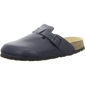 Natural Sense unisex pantoffels klomp leer blauw 1095024