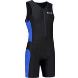 Heren tri-suit zwart-blauw XS