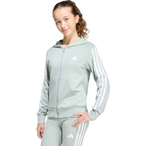 adidas Sportswear ESSENTIALS FULL ZIP HOODIE - Kinderen - Groen- 128