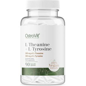 Aminozuren - OstroVit Theanine + Tyrosine VEGE 90 capsules - 90 Capsules
