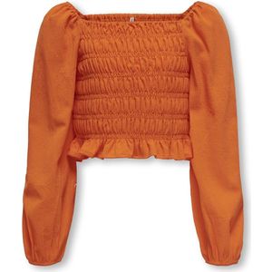 ONLY meisjes kids longsleeve HELENE Golden Poppy Regular Fit