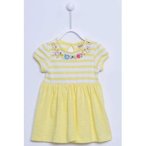 alisé Katoenen Jurk voor baby meisjes Geel 68