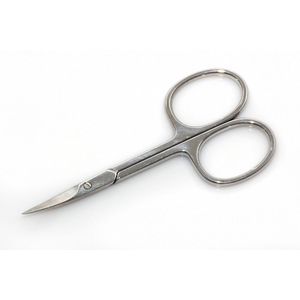 Profi4Beauty huidschaar, vellenschaartje gebogen, 3½"", roestvast staal.