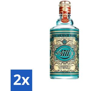 4711 - Echt Kölnisch Wasser - Original Eau De Cologne - Dames Parfum - Verfrissende Geur - 50 ml - Voordeelverpakking - 2 stuks