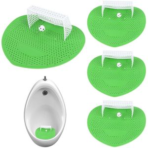 Urinal Strainer with Odor 4 Pieces - Splash Guard Odor Protection for Men - Suitable for Bathroom, Office, Stadiums, Hotels, Schools