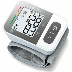 Sanitas SBC 15 Bloeddrukmeter pols - Hartslagmeter - Hartritmestoornis-aritmie herkenning - Risico-indicator - 2 Gebruikersgeheugen - Manchet pols 14-19,5 cm - Incl. batterijen - 2 Jaar garantie