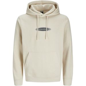 Jack & Jones Core Pacer Logo Print Hoodie Heren - Maat XL